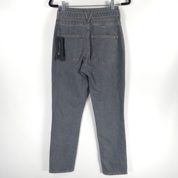 NWT VERONICA BEARD LOGAN Straight Leg Jeans Tie Belt Extra High Rise Size 26 - Picture 6 of 16